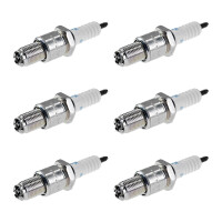 6 Spark Plugs with flat seal seat NGK aftermarket...