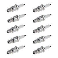 10 Spark Plugs with flat seal seat NGK aftermarket...