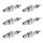 6 Spark Plugs with flat seat NGK Iridium IX for e.g. ALFA ROMEO GIULIETTA