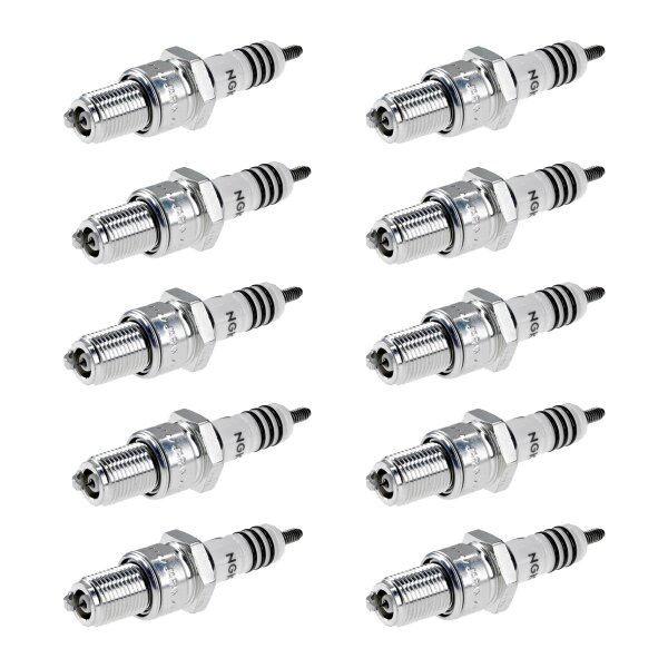 10 Spark Plugs with flat seat NGK Iridium IX for e.g. ALFA ROMEO GIULIETTA