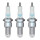 3 Spark Plugs with flat seal seat NGK for VW TRANSPORTER and others