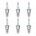 6 Spark Plugs with flat seal seat NGK for VW TRANSPORTER and others