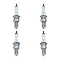 4 Spark Plugs with flat seal seat NGK suitable for VW...