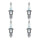 4 Spark Plugs with flat seal seat NGK suitable for VW PASSAT and others