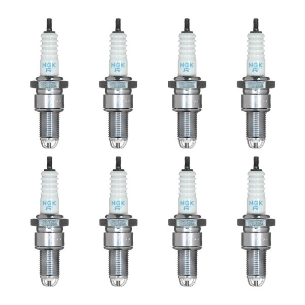 8 Spark Plugs with flat seal seat NGK suitable for VW PASSAT and others