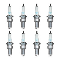 8 Spark Plugs with flat seal seat NGK suitable for VW...