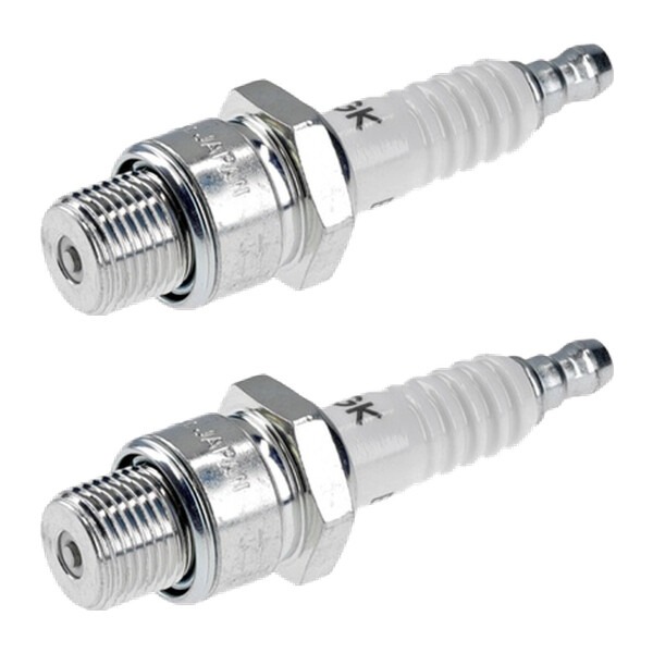 2 Spark Plugs fixed SAE connection NGK IAM expertise for various vehicles