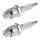 2 Spark Plugs fixed SAE connection NGK IAM expertise for various vehicles