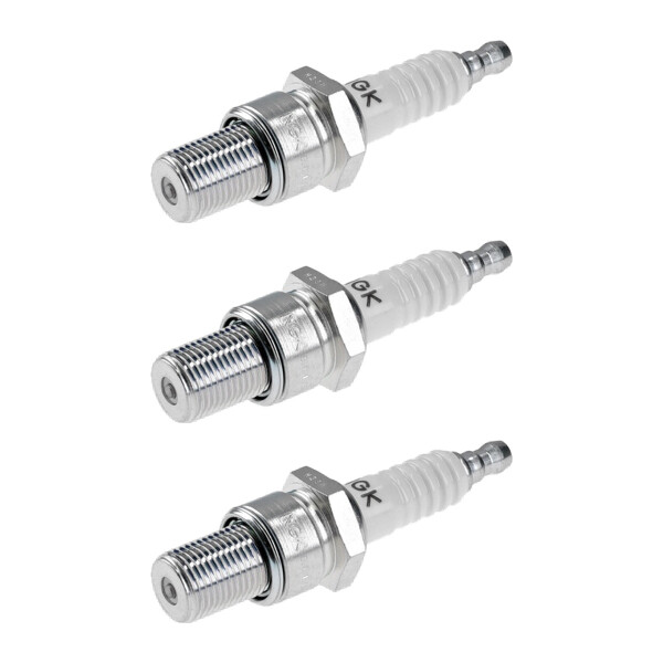 3 Spark Plugs fixed SAE connection NGK IAM expertise for various vehicles