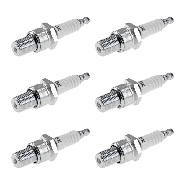 6 Zündkerzen fester SAE-Anschluss NGK IAM-Expertise für diverse Fahrzeuge