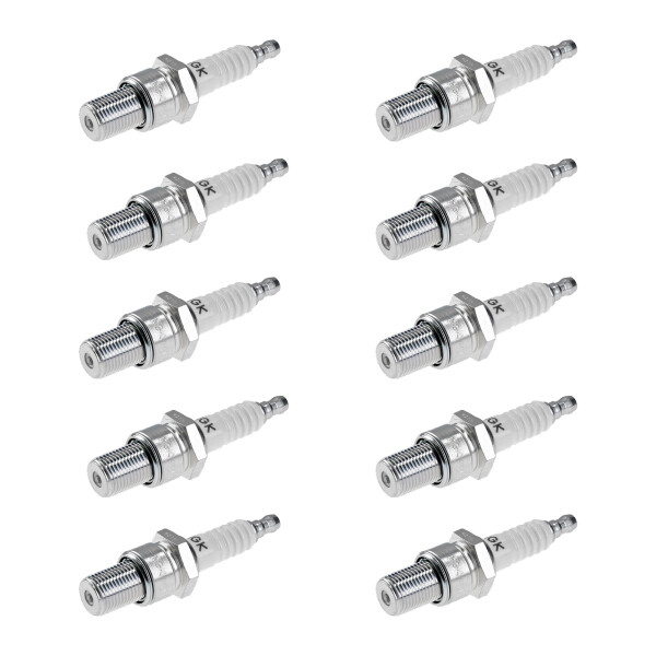 10 Spark Plugs fixed SAE connection NGK IAM expertise for various vehicles