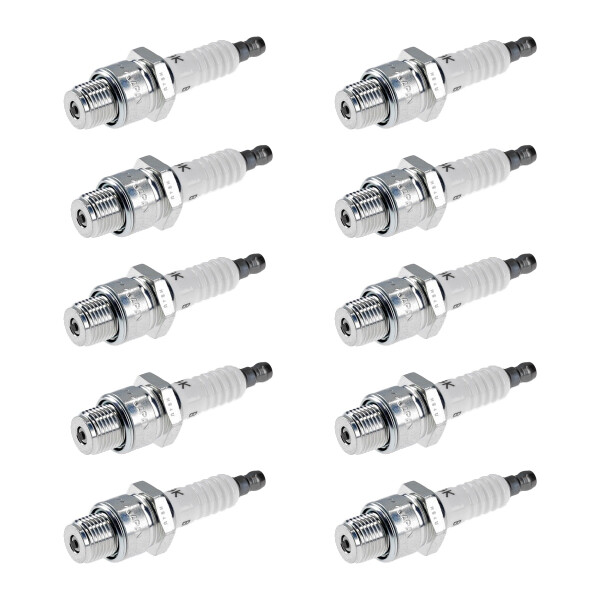 10 Zündkerzen fester SAE-Anschluss NGK Aftermarket-Expertise für MERCURY