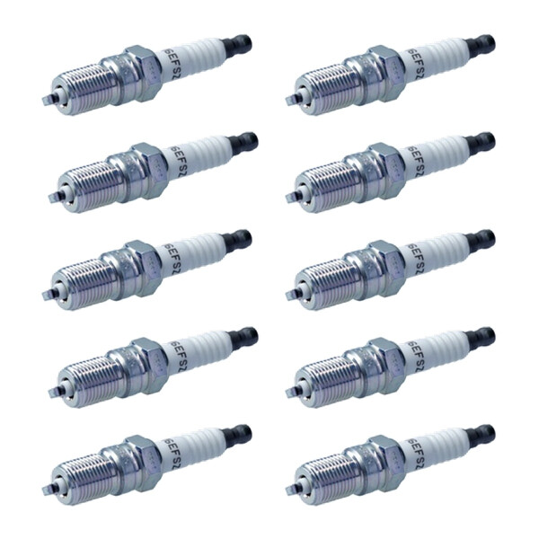 10 Spark Plugs fixed SAE connection NGK aftermarket expertise for ALPINE V6