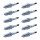 10 Spark Plugs fixed SAE connection NGK aftermarket expertise for ALPINE V6