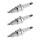 3 Spark Plugs fixed SAE connection NGK suitable for DAIHATSU and others