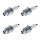 4 Spark Plugs with flat seal seat NGK IAM expertise for YAMAHA and others