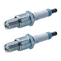 2 Spark Plugs with flat seal seat NGK aftermarket...
