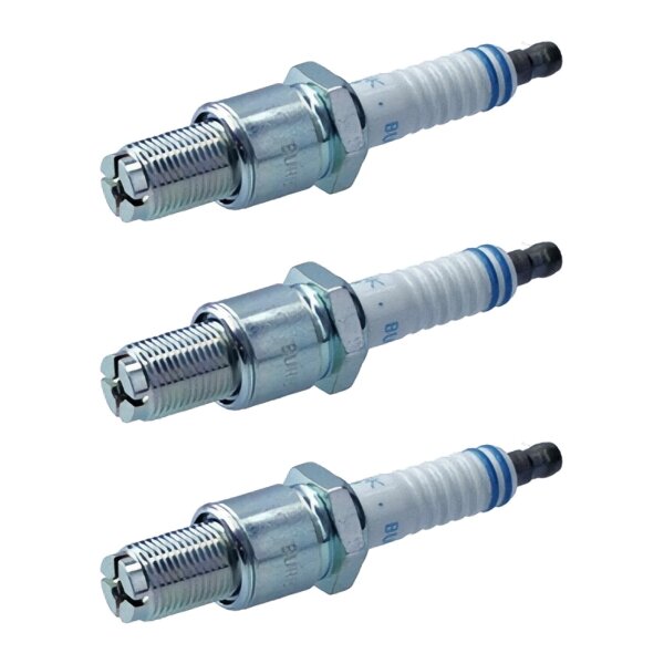 3 Spark Plugs with flat seal seat NGK aftermarket expertise for MAZDA RX-7