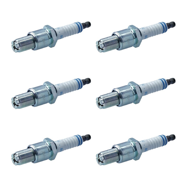 6 Spark Plugs with flat seal seat NGK aftermarket expertise for MAZDA RX-7