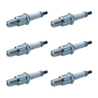 6 Spark Plugs with flat seal seat NGK aftermarket...