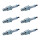 6 Spark Plugs with flat seal seat NGK aftermarket expertise for MAZDA RX-7