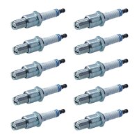 10 Spark Plugs with flat seal seat NGK aftermarket...