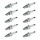10 Spark Plugs fixed SAE connection NGK IAM expertise for MITSUBISHI ECLIPSE