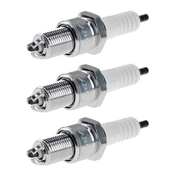3 Spark Plugs with flat seal seat NGK IAM expertise for AUDI 100 and others