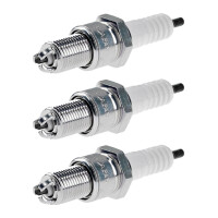3 Spark Plugs with flat seal seat NGK IAM expertise for...