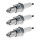 3 Spark Plugs with flat seal seat NGK IAM expertise for AUDI 100 and others