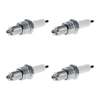 4 Spark Plugs with flat seal seat NGK IAM expertise for...