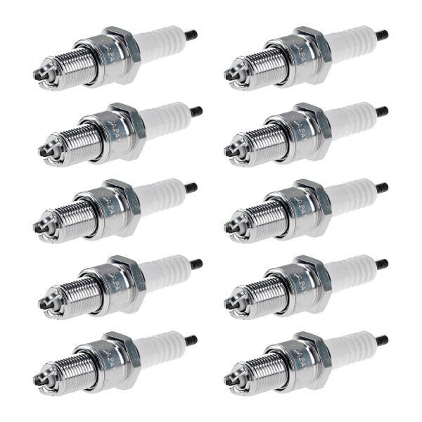 10 Spark Plugs with flat seal seat NGK IAM expertise for AUDI 100 and others