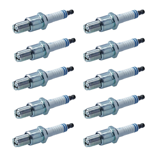 10 Spark Plugs fixed SAE connection NGK aftermarket expertise for MAZDA