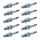 10 Spark Plugs fixed SAE connection NGK aftermarket expertise for MAZDA