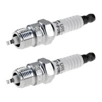 2 Spark Plugs fixed SAE connection NGK aftermarket...