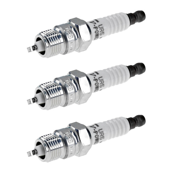 3 Spark Plugs fixed SAE connection NGK aftermarket expertise for e.g. AUDI A8