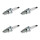 4 Spark Plugs fixed SAE connection NGK suitable for e.g. HYUNDAI SONATA