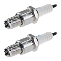 2 Spark Plugs with flat seal seat NGK aftermarket...