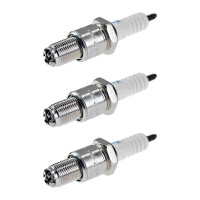 3 Spark Plugs with flat seal seat NGK aftermarket...