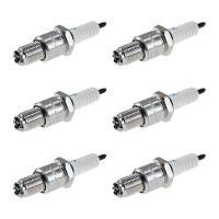 6 Spark Plugs with flat seal seat NGK aftermarket...