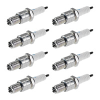 8 Spark Plugs with flat seal seat NGK aftermarket...