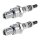 2 Spark Plugs fixed SAE connection NGK Iridium IX for various vehicles