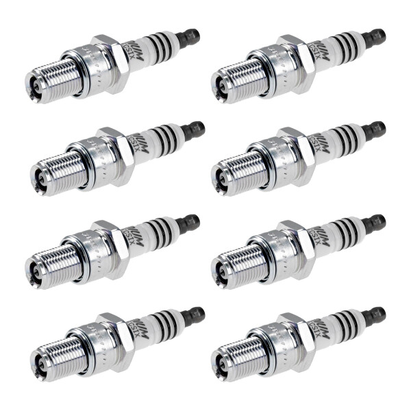 8 Spark Plugs fixed SAE connection NGK Iridium IX for various vehicles