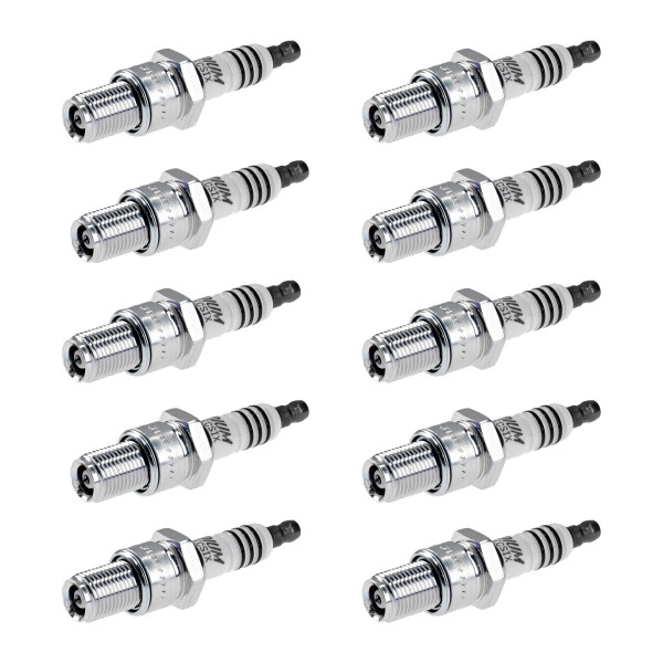 10 Spark Plugs fixed SAE connection NGK Iridium IX for various vehicles