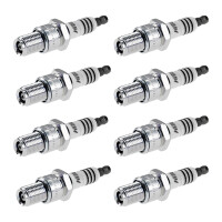 8 Spark Plugs fixed SAE connection NGK IAM-Expertise...