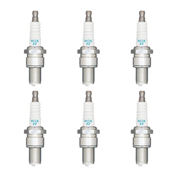 6 Spark Plugs fixed SAE connection NGK IAM expertise for various vehicles