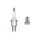 6 Spark Plugs fixed SAE connection NGK IAM expertise for various vehicles