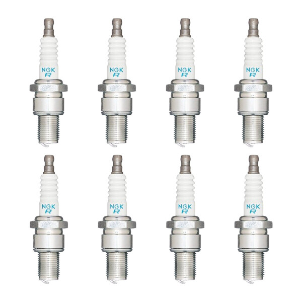 8 Spark Plugs fixed SAE connection NGK IAM expertise for various vehicles
