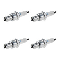 4 Spark Plugs with flat seal seat NGK IAM expertise for...