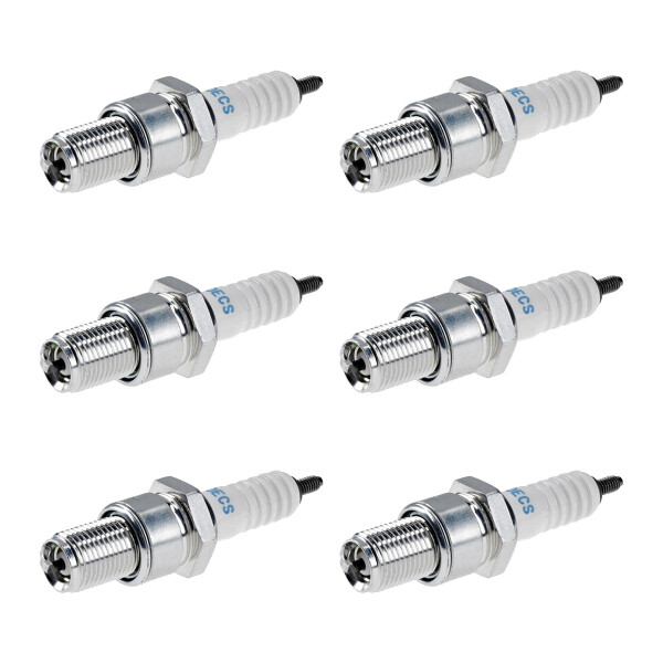 6 Spark Plugs with flat seal seat NGK IAM expertise for YAMAHA and others